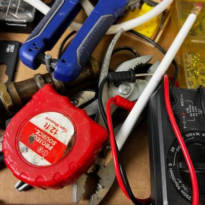 TRAY 4: Pipe Cutter, Drill Bits, Pilers, Home Meter