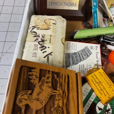 Junk Drawer Clean Out: Sports Card, Slide Rule, Lucky Charm
