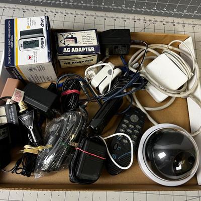 Box of Electrical Items; Charger, Cele phone etc.
