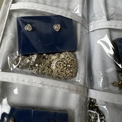 Jewelry Costume; 2 Sides of hanging Organizer