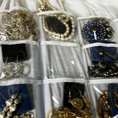 Jewelry Costume; 2 Sides of hanging Organizer