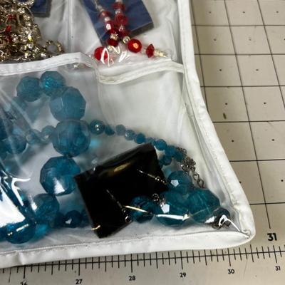 Jewelry Costume; 2 Sides of hanging Organizer