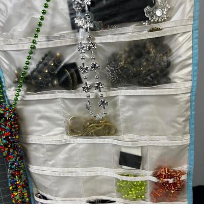 MORE Jewelry Costume; 2 Sides of hanging Organizer