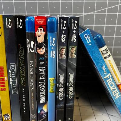 Stack of Blu-ray DVD's