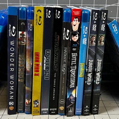 Stack of Blu-ray DVD's