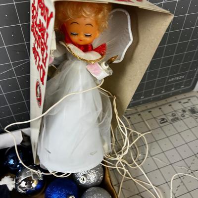 Christmas Tray: Bells, Ornaments, Tree Topper