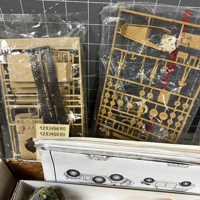 A Pile of 1:72 Scale: WWII Vehicles Models