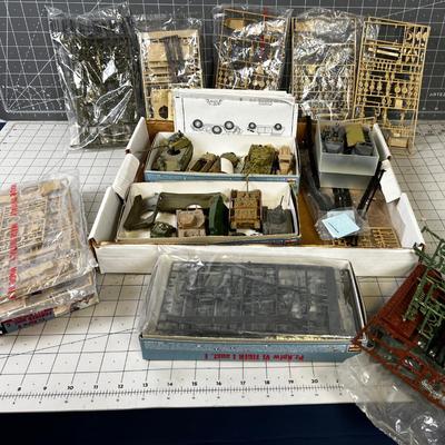 A Pile of 1:72 Scale: WWII Vehicles Models
