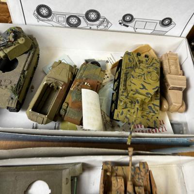 A Pile of 1:72 Scale: WWII Vehicles Models