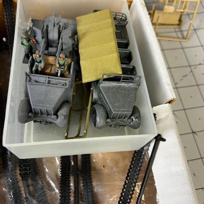 A Pile of 1:72 Scale: WWII Vehicles Models