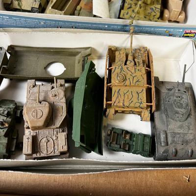 A Pile of 1:72 Scale: WWII Vehicles Models