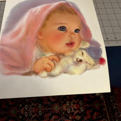 1960's Print Girls and Babies