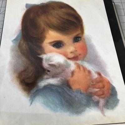 1960's Print Girls and Babies