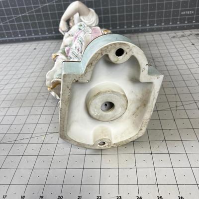 LARGE DRESDEN Figurine, Woman 