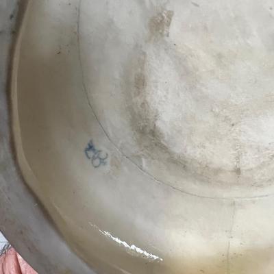 Marked piece of Dresden Dancing Women Lace Edge