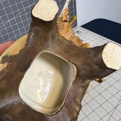 GOLDEN Lovely! Marked EW Turn Wien Made in Austria, Art Nouveau Planter 