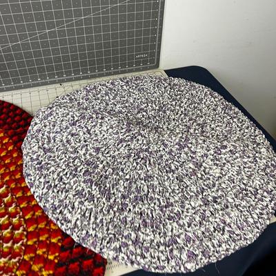 2 Rag Rugs - Round & Oval