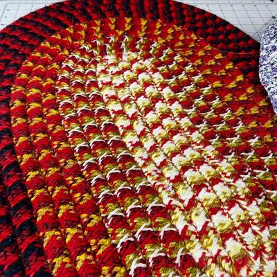 2 Rag Rugs - Round & Oval