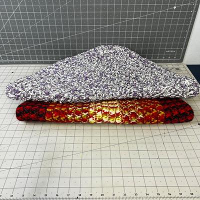 2 Rag Rugs - Round & Oval