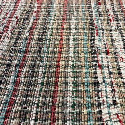 1 Rag Rug - Pink, Red, Black 