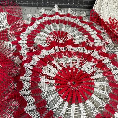 Large set of new hand crafted Doylies, BIG