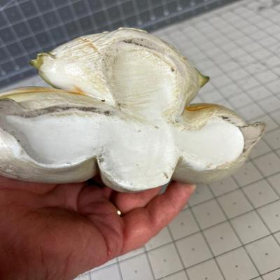 Small Art Nouveau Bud Vase Woman and Shells 