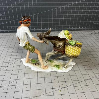 ALKA KUNST Bavaria Boy with Donkey 