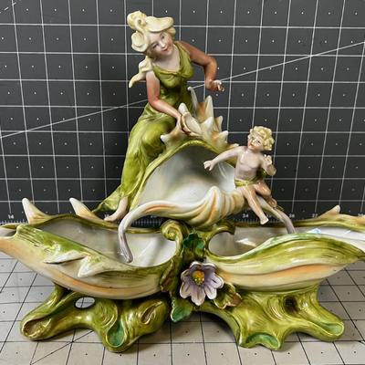 Art Nouveau Woman & Child