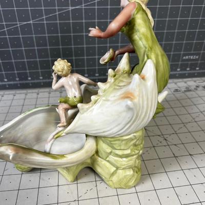 Art Nouveau Woman & Child