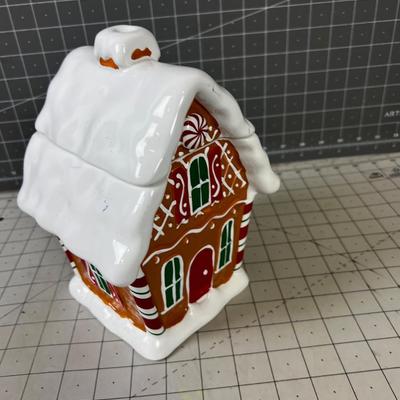 Little Christmas Cookie Jar House 