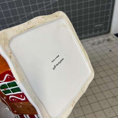 Little Christmas Cookie Jar House 