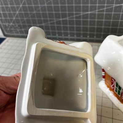 Little Christmas Cookie Jar House 