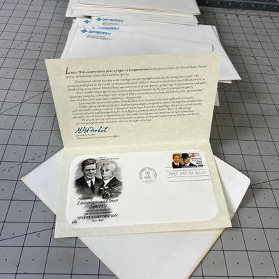 Sperry Corporation First Day of Issue Stamps 1985