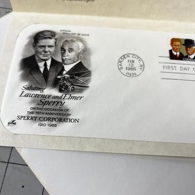 Sperry Corporation First Day of Issue Stamps 1985