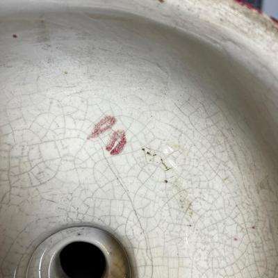 Antique Majolica  Pedestal 