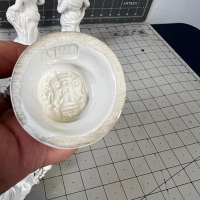 WHITE  (4) Italian Porcelain Cherub Statues 