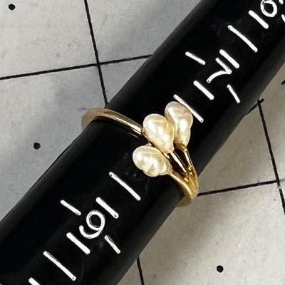 14K Gold Filled Ring Fresh Water Pearl