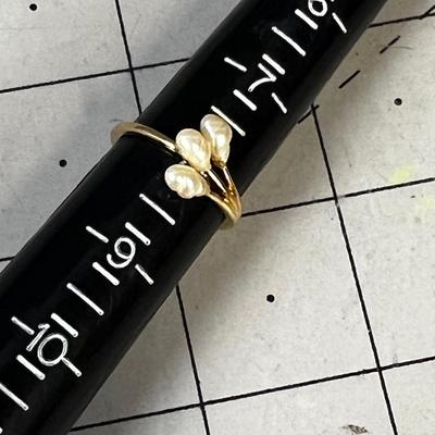 14K Gold Filled Ring Fresh Water Pearl