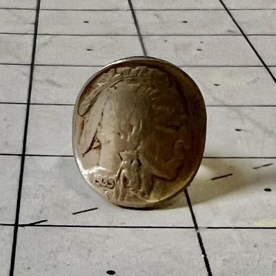 1935 Indian Head Nickle Ring 