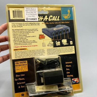 New Retro Plug & Play Easy Catch A Call Never Miss a Call or Fax Internet Adapter