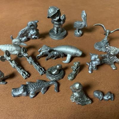 PEWTER FIGURE LOT