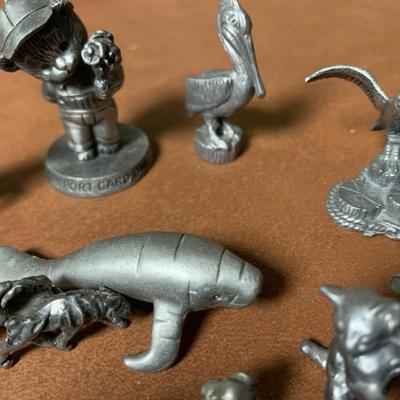PEWTER FIGURE LOT