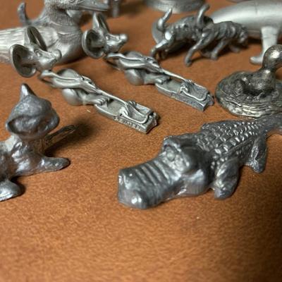PEWTER FIGURE LOT