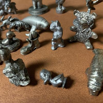 PEWTER FIGURE LOT