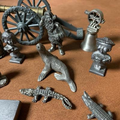 PEWTER FIGURE LOT