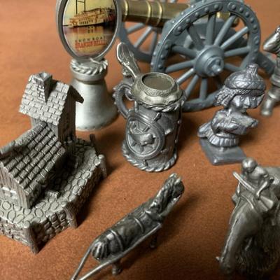PEWTER FIGURE LOT