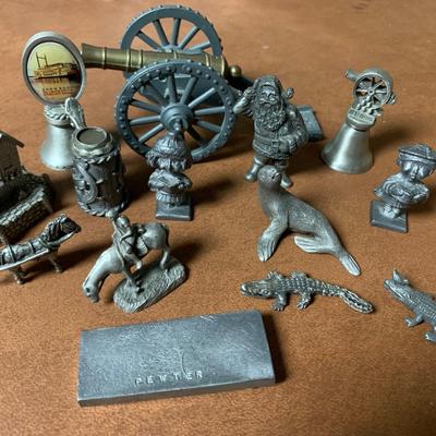 PEWTER FIGURE LOT