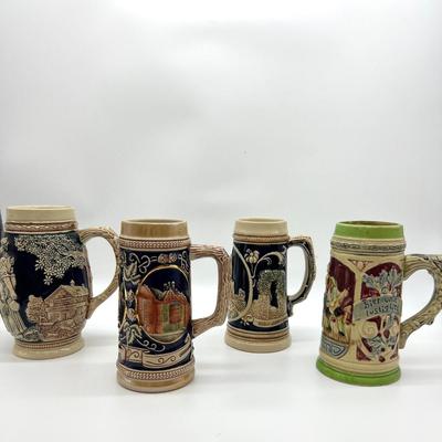 Vintage Steins- FALSTAFF, Germany, Japan