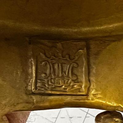 Brass Ceramic/ Ormolu Pair of Parrot Candle Sticks, IMPRESSIVE!