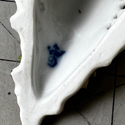 Antique Dresden Tiny Wall Shelf PORCELAIN